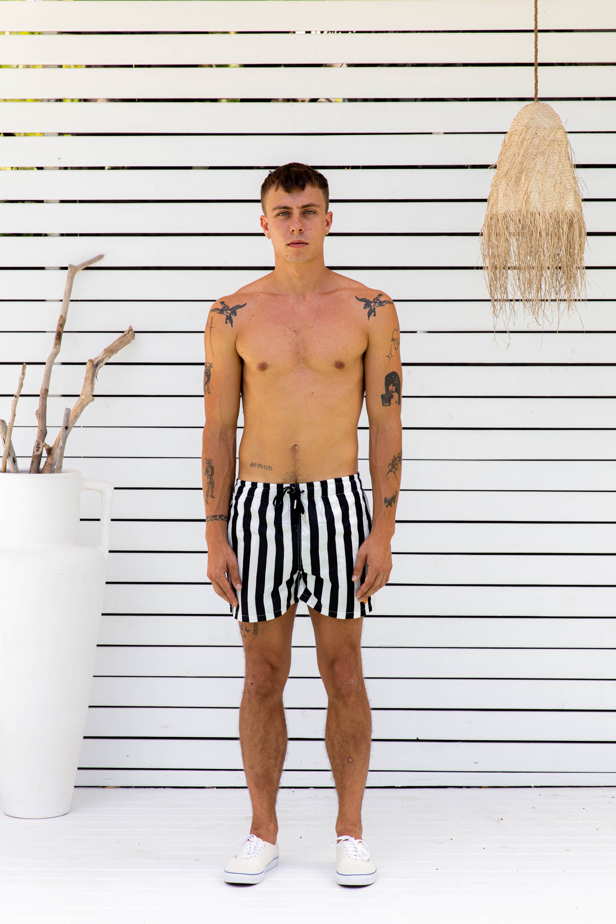 Sorrento Striped Swim Shorts