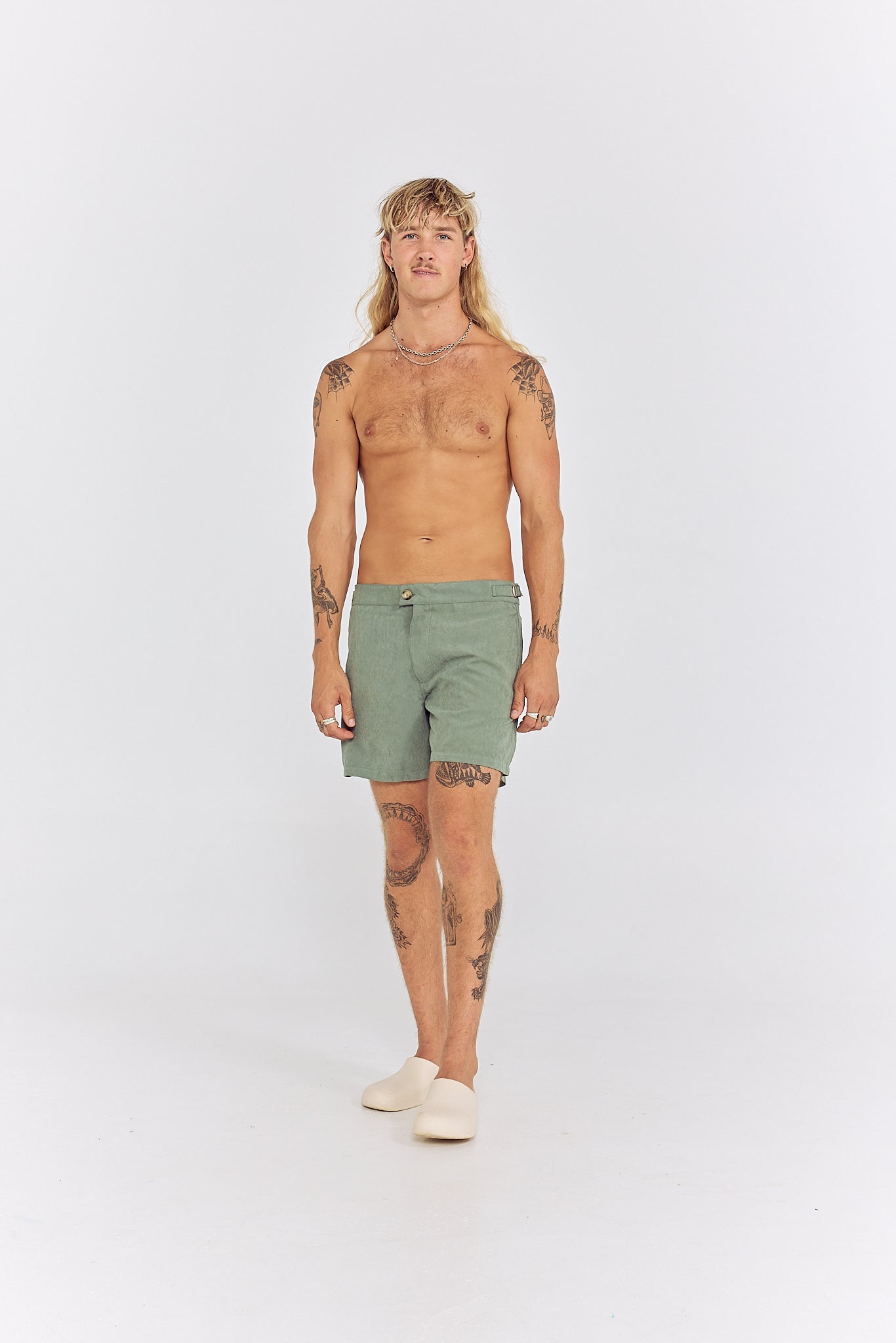 St Tropez Resort Shorts - Olive